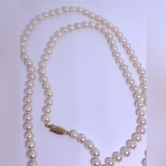 30” MIKIMOTO BLUE LAGOON PEARL NECKLACE 30” OMG WOWOWOWOWOWOW!!!!!!!!!! - Picture 7 of 12